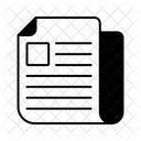 News Newspaper Document Icon