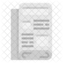 Newspaper News Advertising Icon