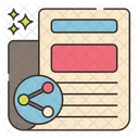 Social Media Press Release Icon