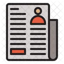 News Paper Politics Election Icon