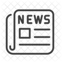 Newspaper News Media Icon