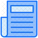 Newspaper Report Document Icon