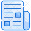Newspaper News Article Icon