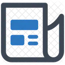 Newspaper Advertising News Icon