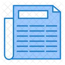Newspaper  Icon