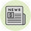 Newspaper Feed Media Icon