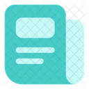 Newspaper Journal Magazine Icon