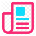 Newspaper News Article Icon