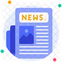 Newspaper News Article Icon