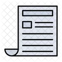 News Article Paper Icon