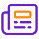 Newspaper News Article Icon