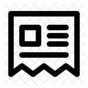 Newspaper News Article Icon