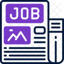 Newspaper Job Publication Icon