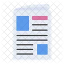 News Article Paper Icon