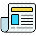Newspaper News Article Icon