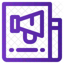 Newspaper Advertising Marketing Icon