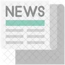 Blank Newspaper Newspaper Icon Reading Newspaper Icon