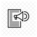 Newspaper Marketing News Newspaper Icon