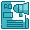 Newspaper Marketing Speaker Newspaper Icon
