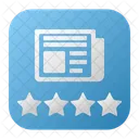 Newspaper rating  Icon