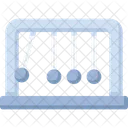 Newton Cradle Physics Science Icon