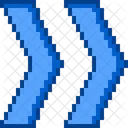 Next Side Pixel Art Icon