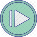 Step Forward Video Player Next Button Icon