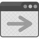 Next Page Browser Coding Icon