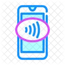 NFC Aktiviert Telefon Symbol