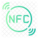 NFC Karte Sensor Nahfeldkommunikation Symbol