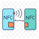 Technologie NFC Nahfeldkommunikation Symbol