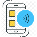 Nfc Technology Contactless Device Icon