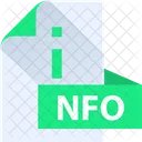 Archivo Nfo Nfo Formato De Archivo Icono