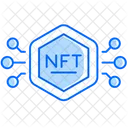 Nft Criptomoeda Blockchain Ícone