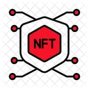 Nft Escudo Blockchain Ícone