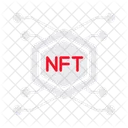 Nft Cadena De Bloques Cripto Icono