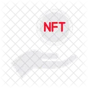 Nft Mao Blockchain Ícone