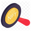 Nft Analysis Search Nft Crypto Icon