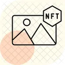 Nft Art Minimal Outline Icon