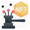 Auction Nft Token Icon