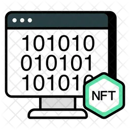 Nft Binary Data  Icon