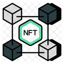 Nft Blockchain Crypto Non Fungible Token Icon