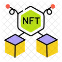 Nft Blockchain Nft Model Nft Network Icône