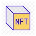 NFT Blockchain Asset  Icon