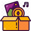 Nft Box Box Bitcoin Icon