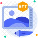 Diseño nft  Icono