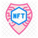 Escudo Nft Nft Escudo Icono