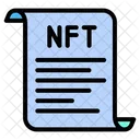 Nft File File Nft Certificate Icon