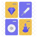 Nftgamefiitems Nft Juego Nftgame Items Gamecollection Nonfungibletoken Icono