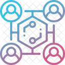 Gemeinschaft Netzwerk NFT Symbol